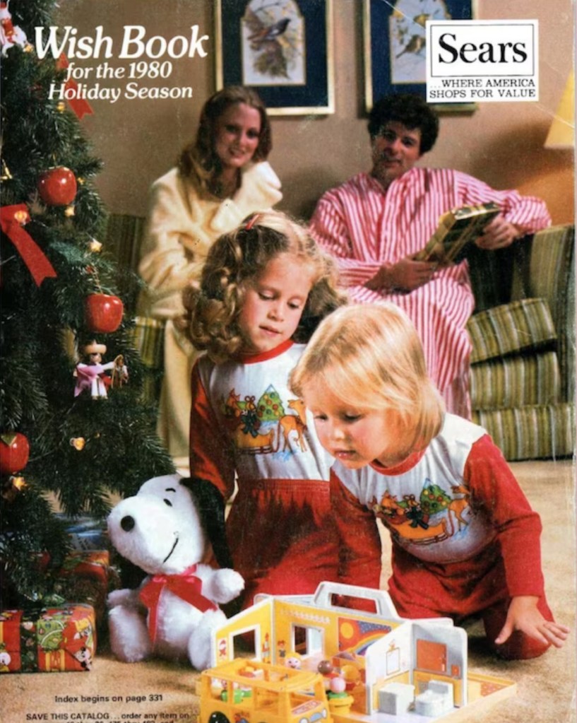 Cover of the Sears Wish Book for the 1980 holiday season